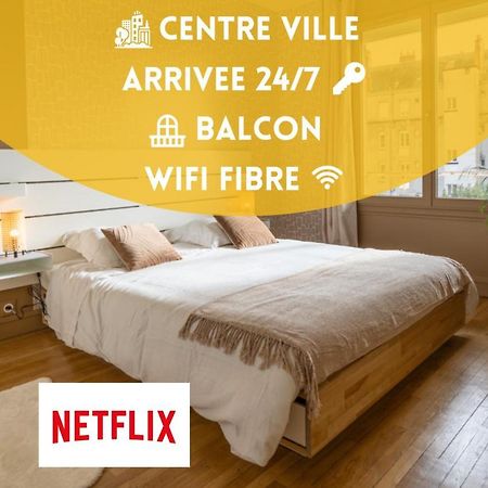 Apartament Tours Centre - Proche Gare - Parking Velo - Balcon - Arrivee Autonome Zewnętrze zdjęcie