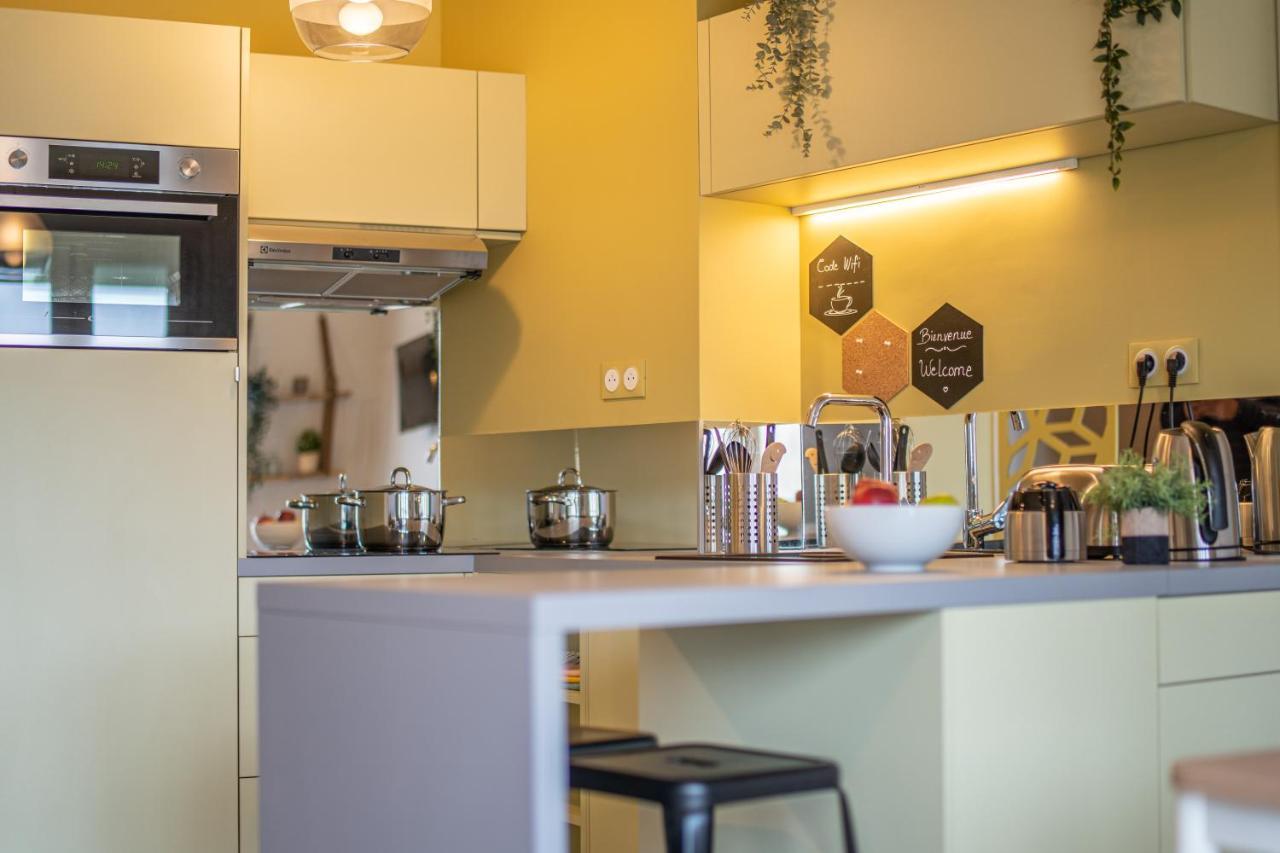 Apartament Tours Centre - Proche Gare - Parking Velo - Balcon - Arrivee Autonome Zewnętrze zdjęcie